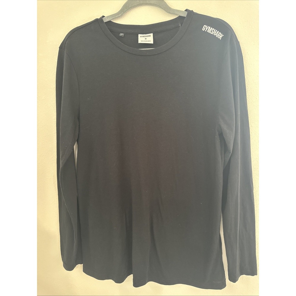 Gymshark Black Oversized Training Long Sleeve Size M T Shirt
